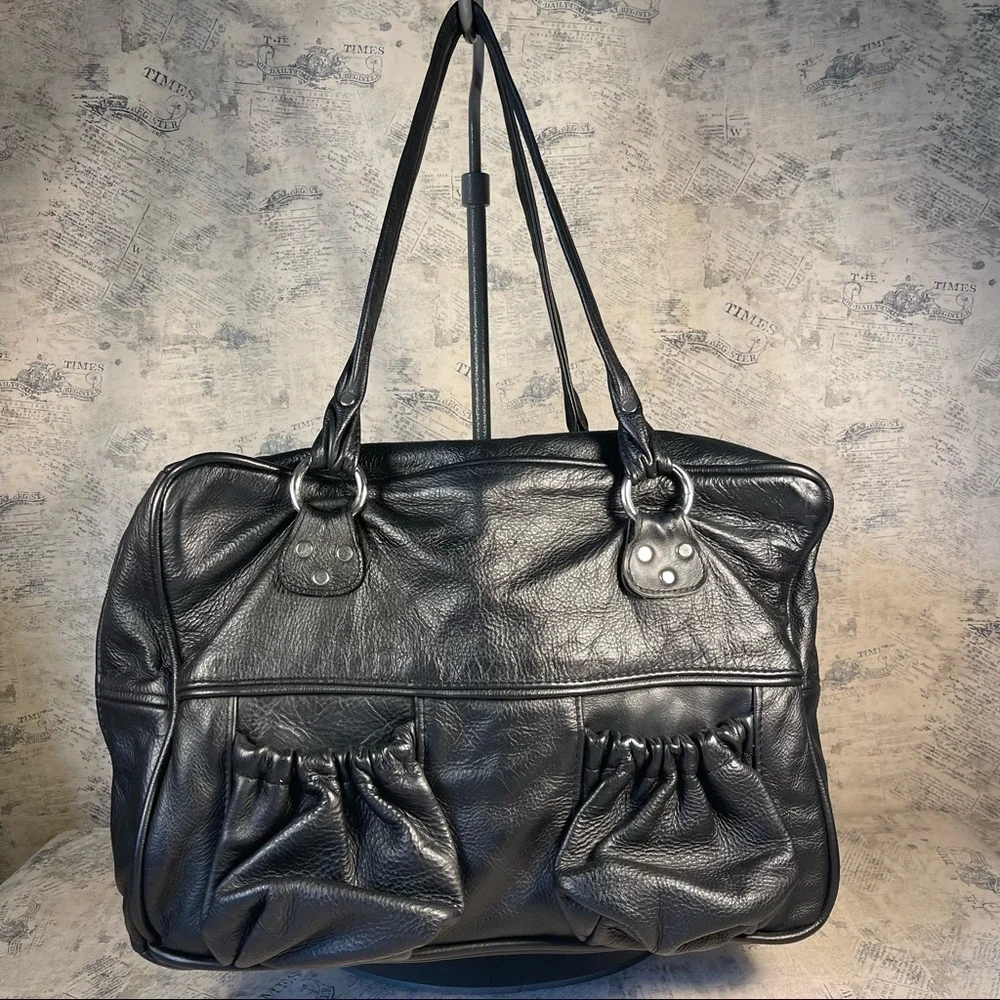 MAELEE Diaper Leather Bag Purse Baby Bag
